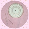 Lot de 40 épingles à tête perle (longueur 40mm)