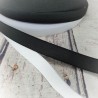 Elastique tissé 20mm - Blanc ou noir au choix - vendu au mètre