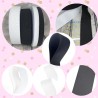 Elastique tissé 50mm - Blanc ou noir au choix - vendu au mètre