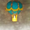 Montgolfière à suspendre - plusieurs couleurs au choix