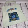 Sac en toile brodé "Jungle" - 37 x 35 cm
