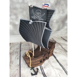 Bateau de pirate déco