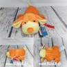 Peluche chien bicolore - plusieurs couleurs disponibles - 16cm