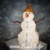 Bonhomme de neige lumineux 30cm Bonhomme de neige lumineux 30cm