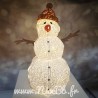 Bonhomme de neige lumineux 30cm Bonhomme de neige lumineux 30cm