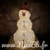 Bonhomme de neige lumineux 30cm Bonhomme de neige lumineux 30cm