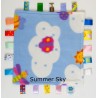 Doudou étiquettes carré plat Little love note (plusieurs modèles au choix) - Taggies