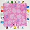 Doudou étiquettes carré plat Little love note (plusieurs modèles au choix) - Taggies