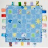Doudou étiquettes carré plat Little love note (plusieurs modèles au choix) - Taggies