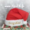 Chapeau Bonnet de Noël personnalisé brodé