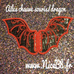 "Shoe Wings" (ailes pour chaussures) - ailes d'ange ou chauve-souris/dragon