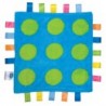 Doudou étiquettes carré plat Little Taggies Love Note "colors" - Taggies