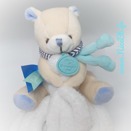 Doudou cape Prince Indidous orange et bleu - 20cm Doudou cape Prince Indidous orange et bleu - 20cm