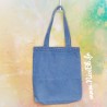 Sac en jean "Le chocolat fait rétrécir les jeans !" 34x35x5cm