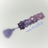 Marque-page "Étoiles" en broderie