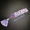 Marque-page "Étoiles" en broderie