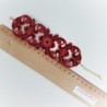 Bracelet manchette broderie "Arabesque" - couleur au choix