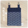 Sac/Pochette "Evantails Sashiko"