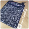 Sac/Pochette "Evantails Sashiko"