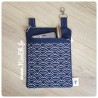 Sac/Pochette "Evantails Sashiko"