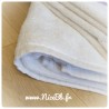 Drap de bain blanc 90x150cm personnalisé