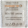 Drap de bain blanc 90x150cm personnalisé