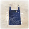 Sac/Pochette "Vague Sashiko"