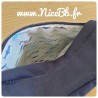 Sac/Pochette "Vague Sashiko"