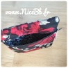Pochette à maquillage "Roses rouges"
