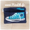 Pochette "Sneakers montantes" (couleur au choix) Pochette "Sneakers montantes" (couleur au choix)