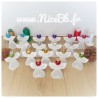 Suspension de Noël "Ange" (couleur au choix)