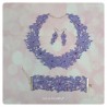 Parure fantaisie en broderie guipure "fleurs" (couleur au choix)