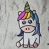 Motif de broderie Petite licorne Kawaii - 5cm x 9cm