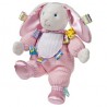 Peluche lapin rose 30cm - Taggies
