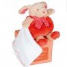 Peluche 16cm avec doudou mouchoir - modèle au choix - Doudou & Cie