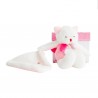 Pantin chat avec doudou "Les gommettes" - Doudou & Cie