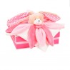 Doudou collector Lapin Rose 28cm - Doudou & Cie