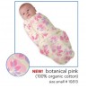 Couverture d'emmaillotage en coton BIO "Swaddle Me" (taille et motifs au choix)