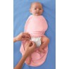 Couverture d'emmaillotage en coton BIO "Swaddle Me" (taille et motifs au choix)