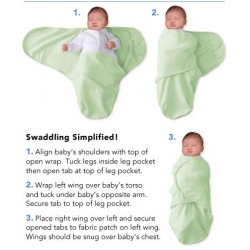 Generic Ensemble couverture emmaillotage bébé 100% coton facilite