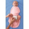 Lot de 3 couvertures "Swaddle Me" en coton (rose)