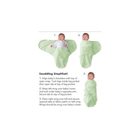 Swaddle Up Emmaillotage Coton D Origine Modere Blanc Reveur