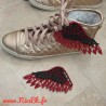 "Shoe Wings" (ailes pour chaussures) - version oiseau/aigle