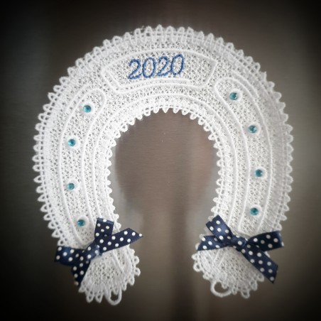 Magnet fer à cheval porte bonheur personnalisable (2 tailles au choix)