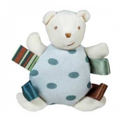Peluche hochet en coton bio - Taggies