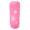 Housse de protection en silicone siliskin rose pour biberon 240ml col standard