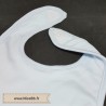 Bavoir personnalisé (broderie prénom) - Couleur au choix