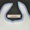 Bavoir personnalisé (broderie prénom) - Couleur au choix