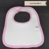 Bavoir personnalisé (broderie prénom) - Couleur au choix