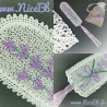 Marque-page "Lavande" en broderie